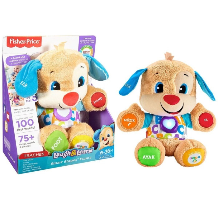 FPN79 Fisher-Price® Yaşa Göre Gelişim Eğitici Köpekçik / Türkçe / Eğlen ve Öğren