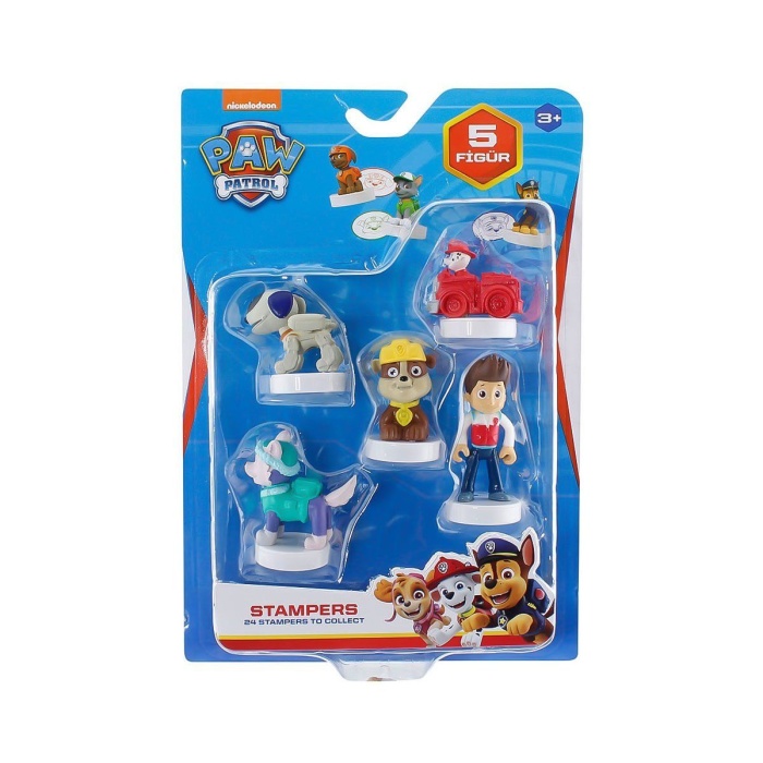 PMI PAW5040 Paw Patrol Stampers 5li Figür Seti -Necotoys