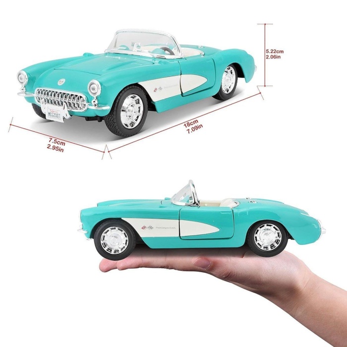 MAY 31275 1957 Chevrolet Corvette  1:24 -Necotoys