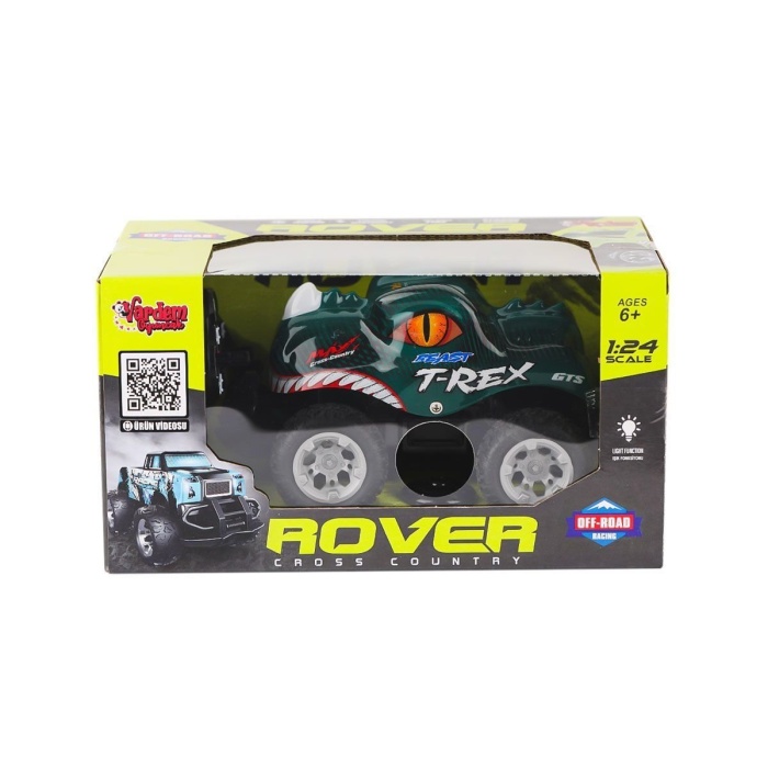 SYR-666-842-3-4-5-6-7 Kumandalı Şarjlı Rover Off Road Işıklı araba 1:24 -Vardem Oyuncak