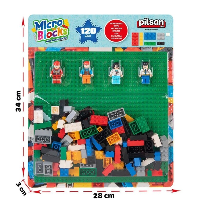 03 625 Pilsan Micro Bloklar 120 Parça