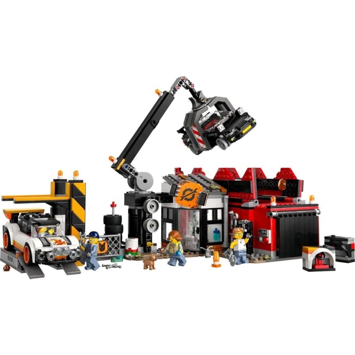 60472 Lego City Hurdalık ve Arabalar 871 parça +7 yaş