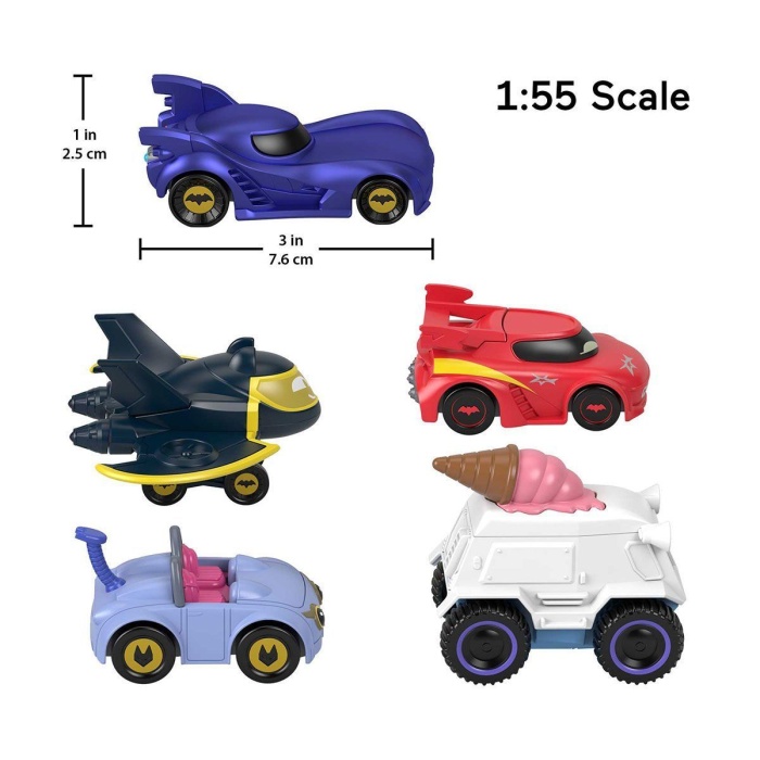 HML20 Fisher-Price Batwheels Çoklu Araç Paketi