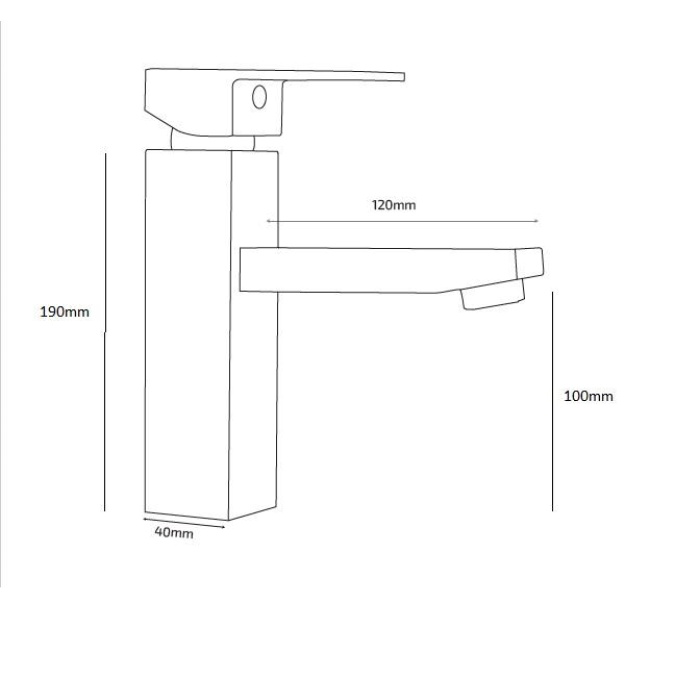 Siyah Lavabo Bataryası - 602B