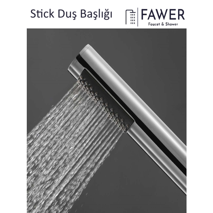 Fawer Stick Duş Başlığı El Duşu - 408Y