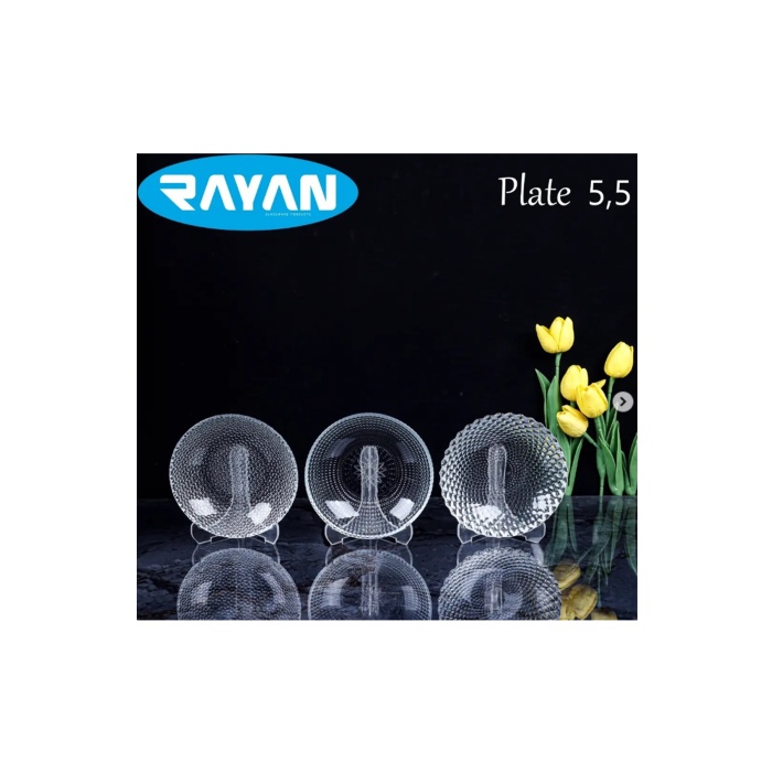 Rayan Plate Noktalı Cam Çerezlik