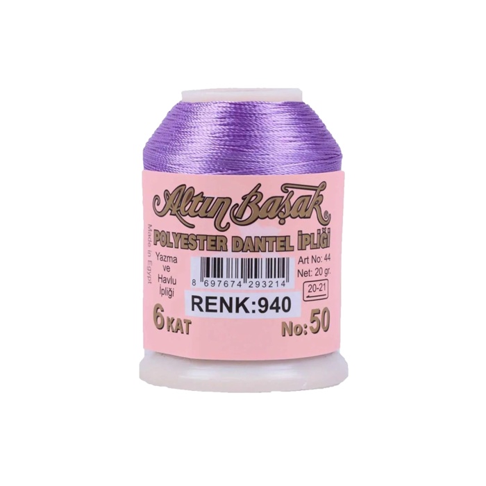 3 Adet Altınbaşak Oya ve Dantel İpi 20 gr - Royaleks - No: 470 - 940 - 758