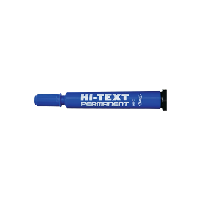 Hi-Text 830PBM Permanent Marker Yuvarlak Uç Mavi 12 Li Kutu