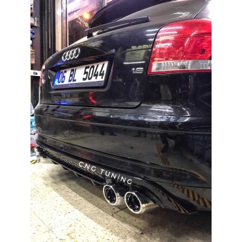 audi a3 Difüzör a3 Tampon eki Piano Black