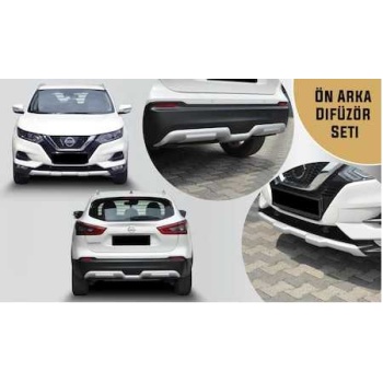 Nissan Qashqai Difüzör Ön Arka Tampon Koruma 2018-2019-2020