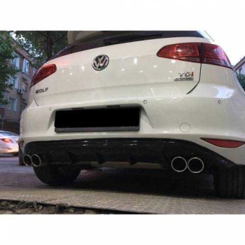 Vw golf 7.5 arka tampon difüzörü 4 çıkış 2017 / 2020 İTHAL