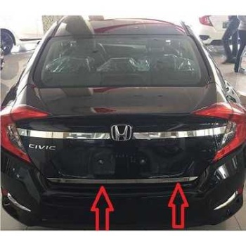 Honda Civic FC5 Krom Bagaj Çıtası 2 Prça 2016+ İTHAL