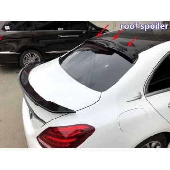 MERCEDES W205 2015-2021 CAM ÜSTÜ SPOILER - PIANO BLACK (PARLAK SIYAH)