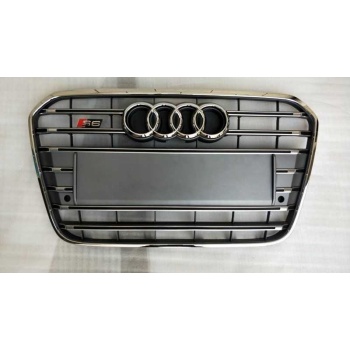 Audi A6 S6 Ön Panjur Izgara 2012 / 2015 Krom Gri İTHAL