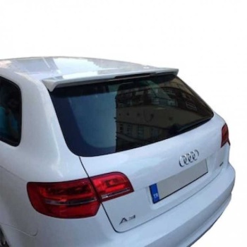 audi A3  2008-2011 Boyalı Bagaj üstü Spoiler (fiber)