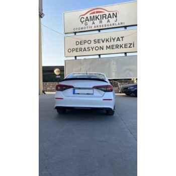 CIVIC FE1 2022 IÇIN UYUMLU  AERO DIFUZOR - PIANO BLACK