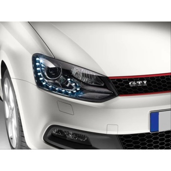 POLO 2010-2017 UYUMLU GTI GÖRÜNÜM LED FAR (SILVER)