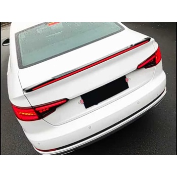 A4 2016-2019 IÇIN UYUMLU LED SPOILER PIANO BLACK (PARLAK SIYAH)