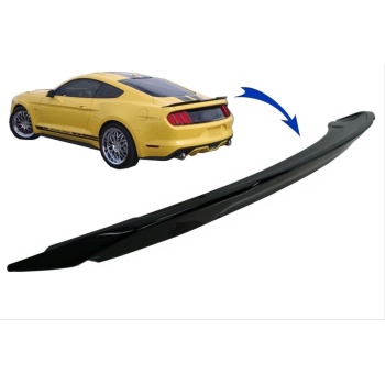 MUSTANG IÇIN UYUMLU 2015-2020 GT SPOILER  PIANO BLACK