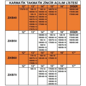 Zincir grup: 5 / ZIXB50