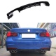 Bmw F30 Difüzör M Performans İTHAL Piano Black Çift Çıkışlı