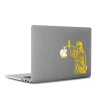 Adalet Simgesi Mac Book Laptop Sticker, Etiket, Çıkartma Altın / Dore