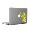 Adalet Simgesi Mac Book Laptop Sticker, Etiket, Çıkartma Sarı