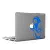 Maskeli Pamuk Prenses Mac Book Laptop Sticker, Etiket, Çıkartma Mavi