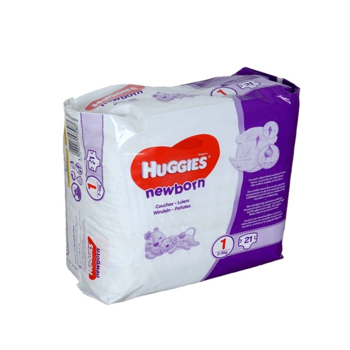 Huggıes Ultra Comfort Bebek Bezi YeniDoğan  1 Beden 2-5 Kg 21 Adet