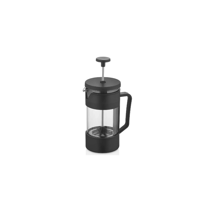 French Press 350 Ml, Siyah Bitki Çayı Ve Filtre Kahve Demliği