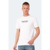 Slazenger VOITTO Erkek Kısa Kol T-Shirt Beyaz ST14TE111-000