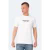 Slazenger VOITTO Erkek Kısa Kol T-Shirt Beyaz ST14TE111-000