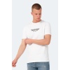 Slazenger VOITTO Erkek Kısa Kol T-Shirt Beyaz ST14TE111-000