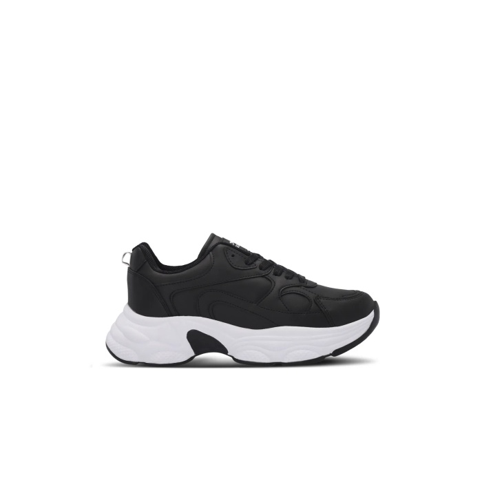 Slazenger ZUSA Kadın Sneaker Ayakkabı Siyah / Beyaz SA24RK020-510