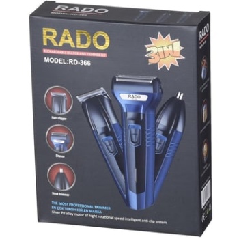 RADO RD-366 Şarjlı Traş Makinesi 3 İn 1 Traş Makinesi