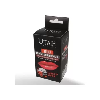 Utah Ruj Temizleme Mendili 10 Adet Ultra Güçlü Lipgloss Çıkarıcı