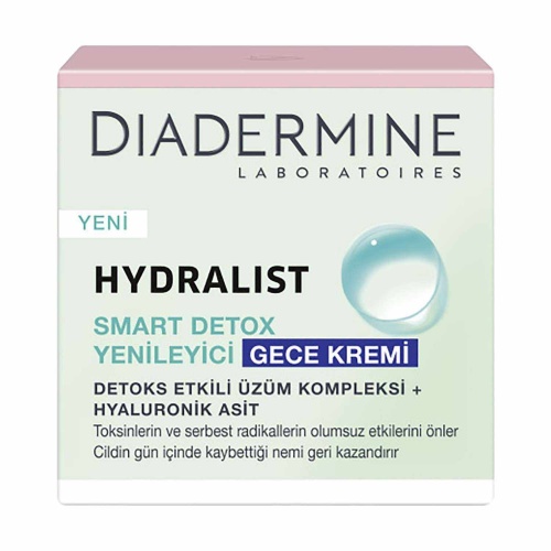 Diadermine Hydralist Detox Gece  50 ml Günlük Bakım Kremi