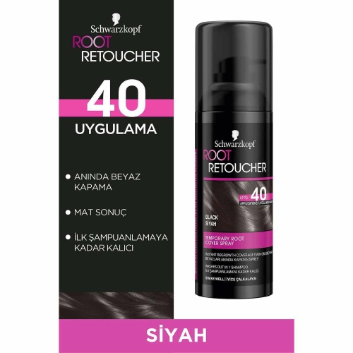 Root Retoucher Sprey Kapatıcı 120 ml Siyah