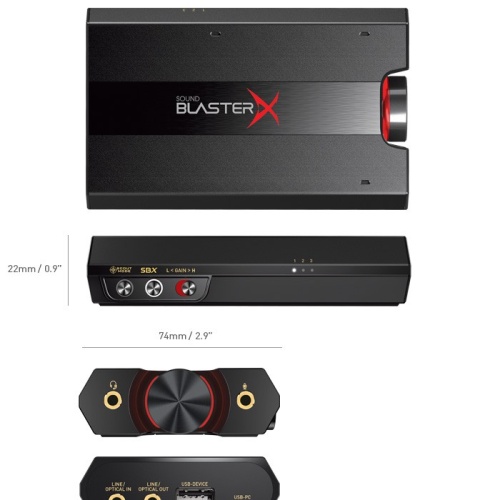 Creative Sound Blasterx G5 7.1 Kulaklık Surround Hd Ses Harici Ses Kartı