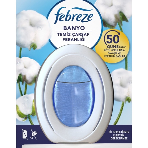 Febreze Temiz Çarşaf 7.5 ml Banyo Ferahlatıcı Koku