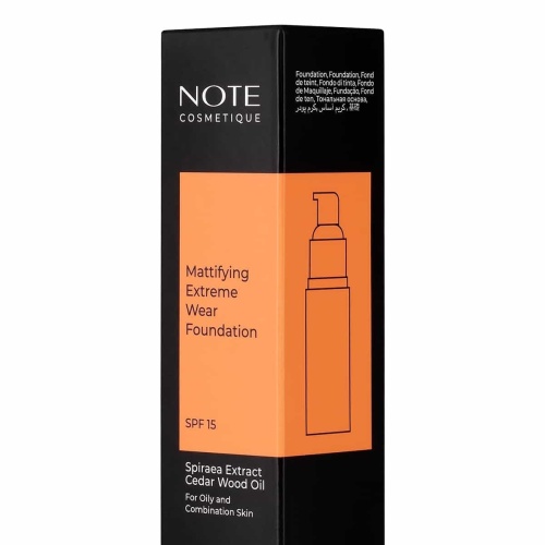 Note Mattifying Extreme Wear 01 Beige Mat Bitişli SPF 15 Kapatıcı Fondöten