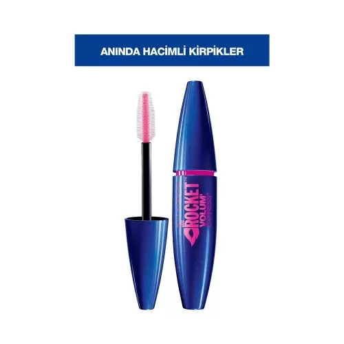 Maybelline New York Volum Express Rocket Maskara Ekstra Siyah