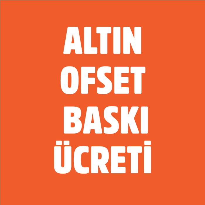 Altın Ofset Baskı Ücreti - BA99994