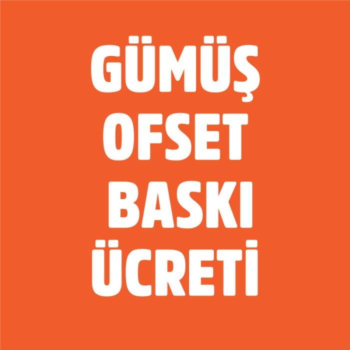 Gümüş Ofset Baskı Ücreti - BA99993