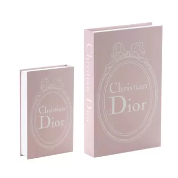 Pembe Christian Dior Dekoratif Kitap Kutusu