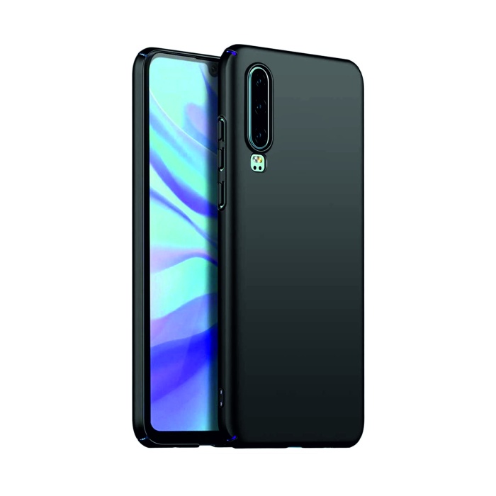 Huawei P30 Kılıf Kamera Korumalı Silikon Rubber Arka Kapak