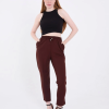 Tam Kalıp Basic Eşofman Pantolon - Bordo