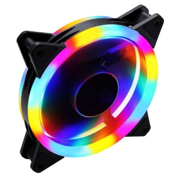 Concord C-892 Rgb 3 Renk Rainbow Gökkuşağı 12cm Kasa Geniş Fan