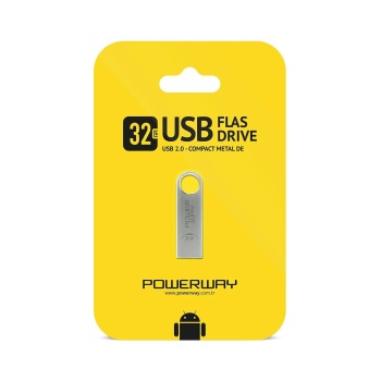 Powerway 32GB Metal Usb Flasbellek