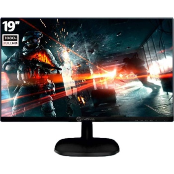 Nova 19 5MS HDMI+VGA+USB+RCA Ses Full HD Pro LED Monitör NVC-LED19A